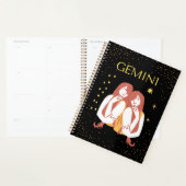 Gemini Zodiac Sign&Quote Moderne Elégant Thème Cad (Devant avec enveloppe)