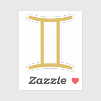 Gemini Zodiac Sign Sticker