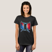 Gemini Zodiac Sign T-shirt (Voorkant volledig)
