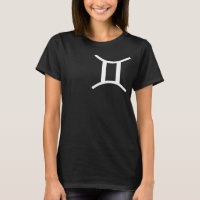 Gemini Zodiac Sign T-shirt - Astrologisch ontwerp
