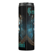 Gemini Zodiac Sign Thermosbeker (Achterkant)