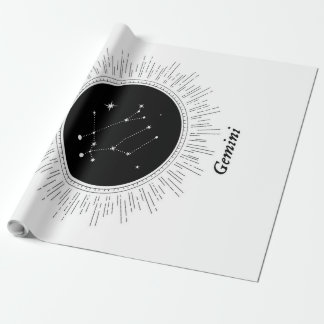 Gemini Zodiac Signs Canvas | Grote geschenken voor Cadeaupapier