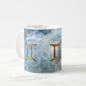 GEMINI Zodiac Star Sign Mug (Devant gauche)