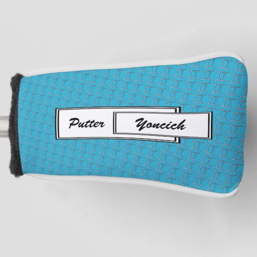 Gemini Zodiac Symbol Element van Kenneth Yoncich Golfheadcover (Voorkant)