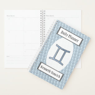 Gemini Zodiac Symbol Element van Kenneth Yoncich Planner