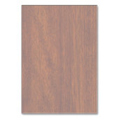 Gemini Zodiac Symbol op Mahogany als Decor Kaart (Achterkant)