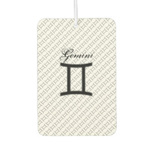 Gemini Zodiac Symbol Standard van Kenneth Yoncich Luchtverfrisser
