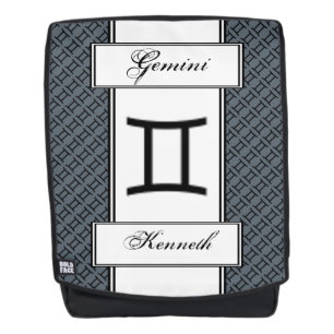 Gemini Zodiac Symbol Standard van Kenneth Yoncich Rugtassen