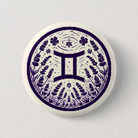 Gemini Zodiac Symbool Geminis Verjaardagskunst