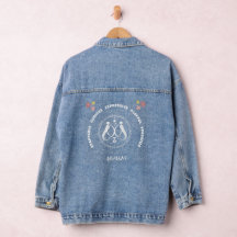 GEMINI Zodiac teken Denim jas
