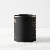 Gemini Zodiac Teken met Symbool en Eigenschappen Mok (Midden)