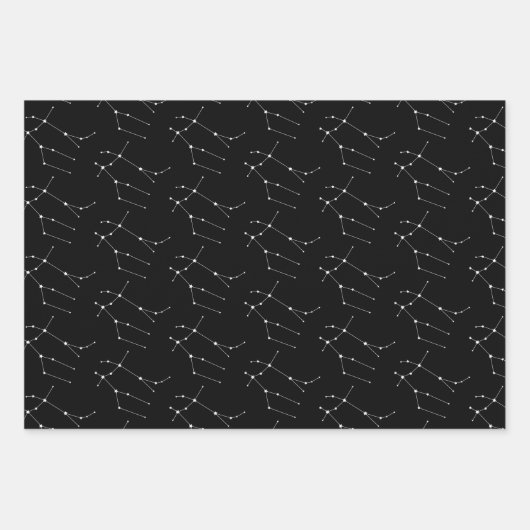 Gemini Zodiac Wrapping Paper Set (Voorkant 2)