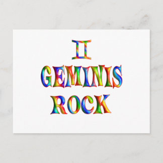Geminis Rock Briefkaart