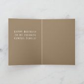 Geminis Vrouw Verjaardag Kaart (Binnen)