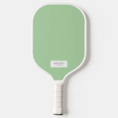 Gemint Groen en Witte Douane Pickleball Paddle (Achterkant)