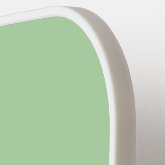 Gemint Groen en Witte Douane Pickleball Paddle (Links Detail)