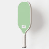 Gemint Groen en Witte Douane Pickleball Paddle (Links)