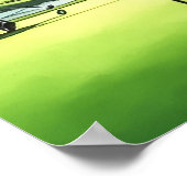 Gemist Putt - Golf Art Print (Hoek)