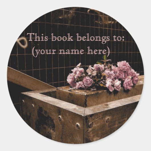 Gemiste datum ronde sticker (Voorkant)