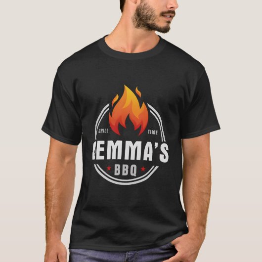 Gemma's BBQ T-shirt (Voorkant)