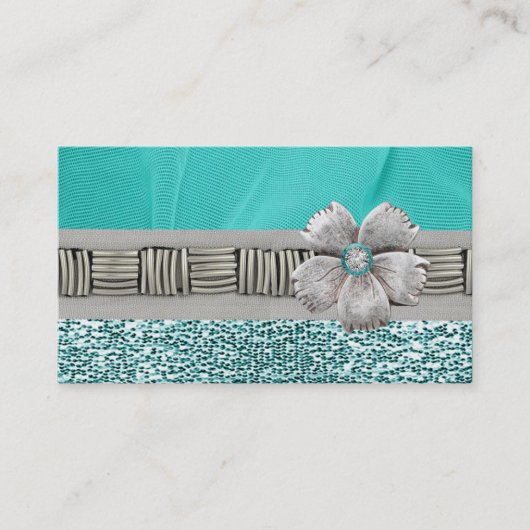 Gemme de Faux, cartes de visite ornés de bijoux et (Devant)