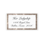 Gemme d'un Étiquette de adresse (Devant)