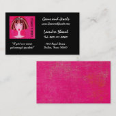 "Gemmes & Bijoux" Cartes de visite DIVA (Devant / Derrière)