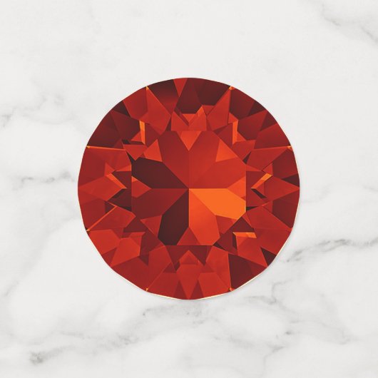 Gemmes de Bourgogne foncée Confetti (Petit recto)