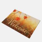 Gemmes d'un tapis d'automne du matin (Incliné)