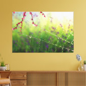 Gemmes d'une toile du matin du printemps Imprimer (Insitu(Salon))