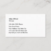 Gemmes et carte de visite de pierres (Dos)