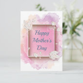 Gemmes et cristaux Bonne carte de voeux pour la fê (Debout devant)