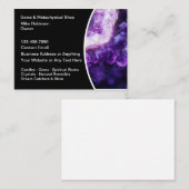 Gemmes Et Métaphysique Boutique Cartes de visite (Devant / Derrière)