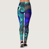 gemmes et plumes2 leggings (Dos)