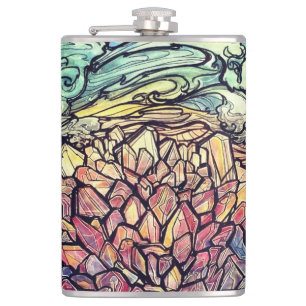 Gemmy Sunset - Flask Heupfles