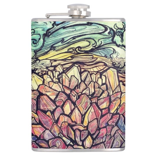 Gemmy Sunset - Flask Heupfles (Voorkant)