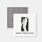 gemobiliseerde koningin magneet (Voorkant / Achterkant)