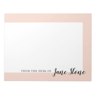 Gemodde Blush Border Notitieblok