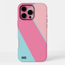 Gemoderniseerd moderne pastelroze en blauwe geomet