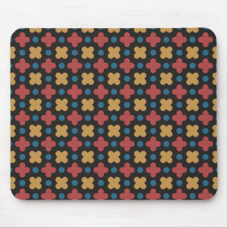 Gemoderniseerd Retro Geometrisch Patroon voor Muis Muismat