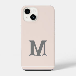 Gemoderniseerde gewone initiaal iPhone 14 hoesje