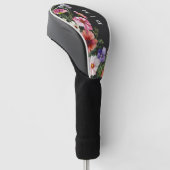 Gemoderniseerde Moderne Boho Bloem Golfheadcover (Schuin)