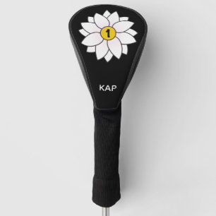 Gemonogd geïllustreerd Daisy Head-Hoesje Golfheadcover