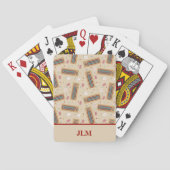 Gemonogmed Cribbage Game Pokerkaarten (Achterkant)
