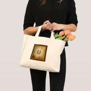 Gemonogrammeerde hoefijzer mini tote bag