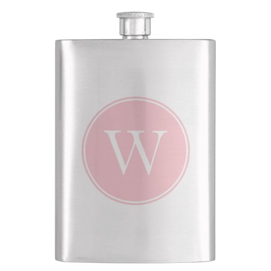 Gemonogrammeerde Roze Cirkel met Ring Flacon (Voorkant)