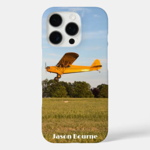 Gemonogrammeerde Vliegende Vliegtuig Foto,Luchtvaa iPhone 16 Pro Hoesje