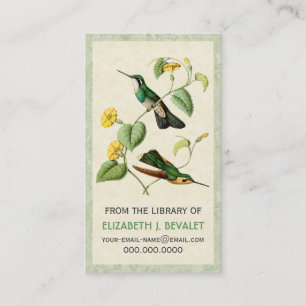 Gemonte Gem Hummingbird Persoonlijke Mediakaarten Visitekaartje