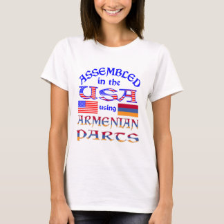 Gemonteerd in de VS met Armeense onderdelen T-shirt