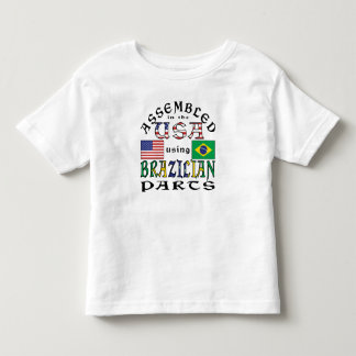 Gemonteerd in de VS met Braziliaanse onderdelen Kinder Shirts